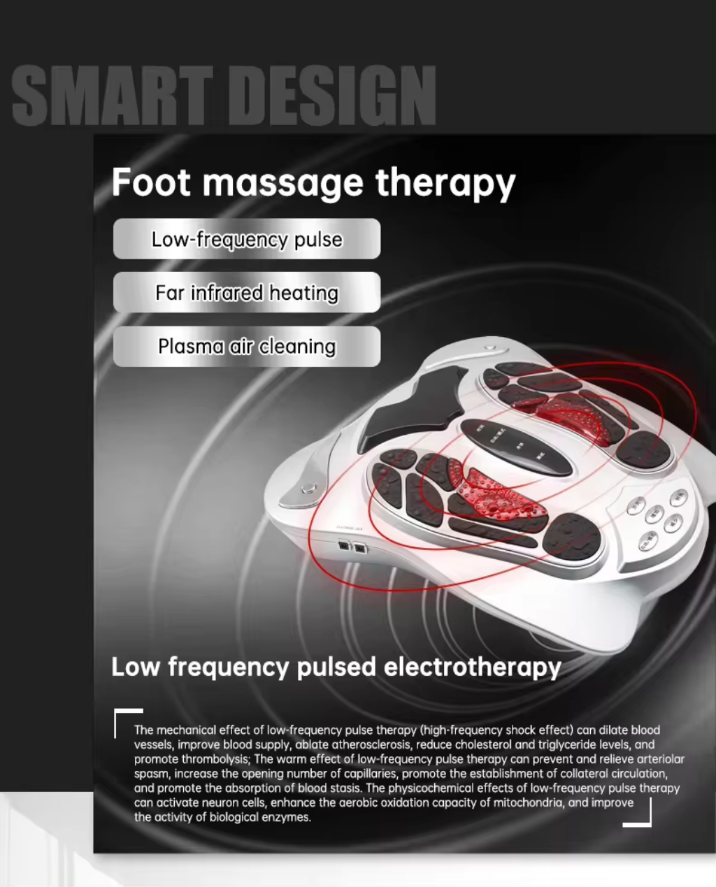 RLB Low Frequency Foot Massager: Redlight Blinking